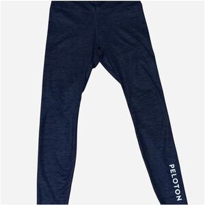 Nike Peloton Dark Navy Performance Leggings with Side Logo